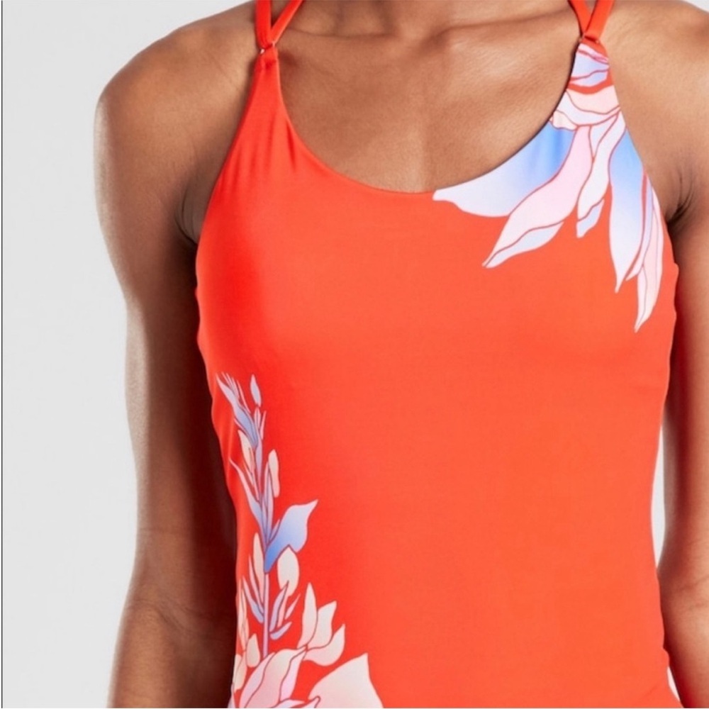 ATHLETA vintage floral one-piece - Picture 3 of 7
